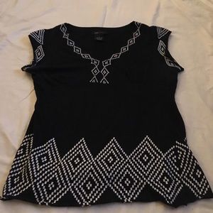 BCBGblack Aztec like shirt